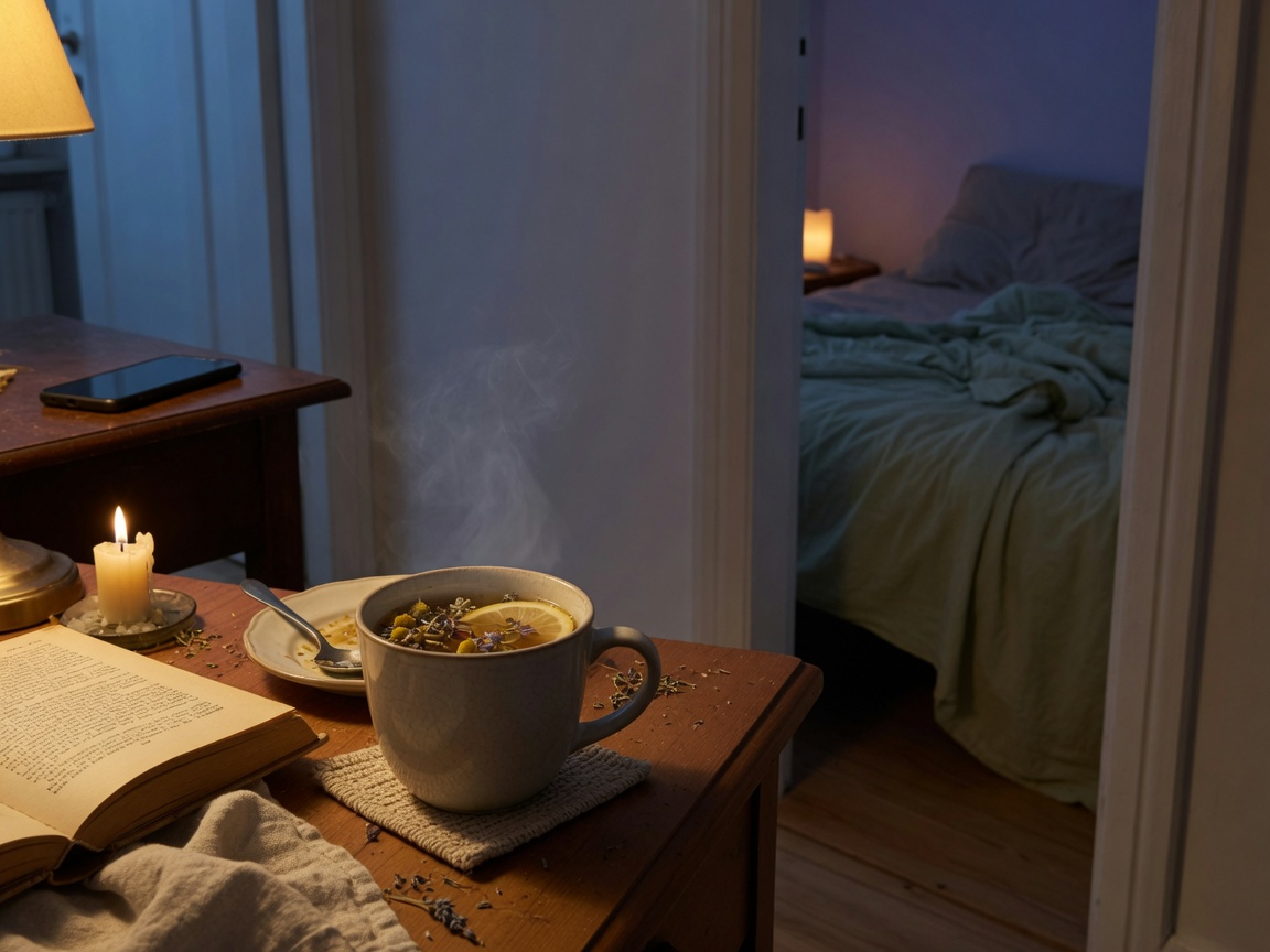 Woman awake at night, clock showing 2 a.m.
