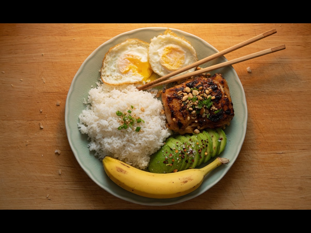 Blender with banana and milk